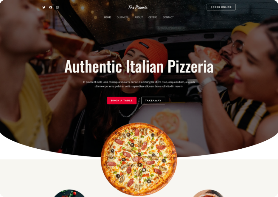 Pizza Restaurant Template