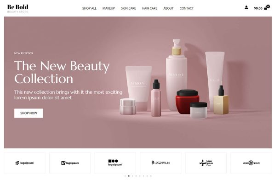 Schönheits Produkte Template